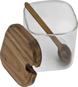 Chomik Komplet 3 słoików 400 ml z bambusową półką 0772 5