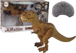 LeanToys Dinozaur R/C Tyranozaur brązowy z dźwiękiem 1