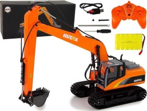 LeanToys Profesjonalna koparka gąsienicowa R/C 1:14 1