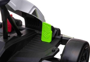 Jokomisiada Gokart Fast 3 Drift na akumulator dla dzieci Biały + Funkcja driftu + Silniki 2x150W + Radio LED + Pasy 11