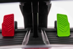 Jokomisiada Gokart Fast 3 Drift na akumulator dla dzieci Biały + Funkcja driftu + Silniki 2x150W + Radio LED + Pasy 16