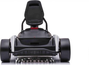 Jokomisiada Gokart Fast 3 Drift na akumulator dla dzieci Biały + Funkcja driftu + Silniki 2x150W + Radio LED + Pasy 4