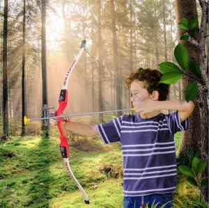 Jokomisiada Zestaw łuczniczy łuk strzały tarcza ZA4410 4