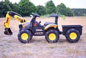 Jokomisiada TRAKTOR, KOPARKA NA AKUMULATOR+PRZYCZEPA, /HT9158 9