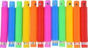 Jokomisiada POP TUBE rurki sensoryczne świecące LED 12szt ZA4709 5