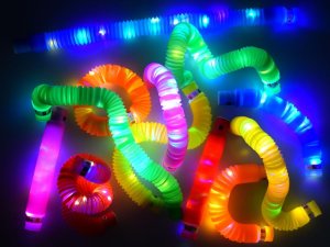 Jokomisiada POP TUBE rurki sensoryczne świecące LED 12szt ZA4709 6