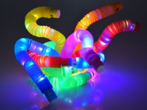 Jokomisiada POP TUBE rurki sensoryczne świecące LED 12szt ZA4709 9