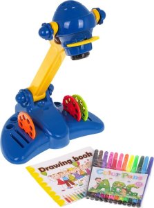 Jokomisiada Projektor do Rysowania dla dzieci 3+ Nauka odrysowywania + 4 Krążki z obrazkami + 12 Pisaków + Notes 2