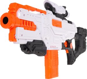 Jokomisiada Duży Karabin Fast Pioneer dla dzieci 8+ Celownik + Magazynek + 24 Piankowych Pociski 4