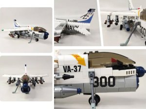 Jokomisiada Klocki konstrukcyjne samolot szturmowy 683-elementy ZA4622 4