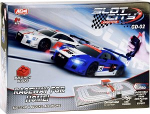 Jokomisiada Audi sterowany tor wyścigowy samochodowy autka pilot budowa RC0621 8