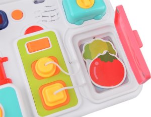 Jokomisiada Tablica manipulacyjna kuchnia efekty dźwiękowe świetlne Montessori ZA4658 7