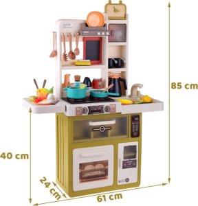 Jokomisiada Kuchnia efekt gotowania para wodna piekarnik lodówka zmywarka 49ele ZA4668 4