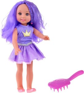 Jokomisiada Królowa Fioletu Lalka z fioletowymi włosami 38 cm ZA4766 5