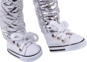 Jokomisiada Urocza Lalka 38 cm Różowe futerko i nauszniki zimowe ubranie ZA4767 6