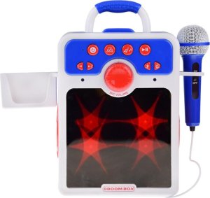 Jokomisiada Muzyczny głośnik niebieski Boombox dla dzieci z mikrofonem IN0167 3