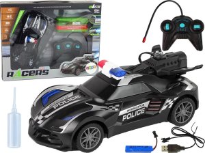 LeanToys Auto Sportowe R/C Policja Czarne Zdalnie Sterowane 1