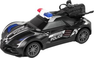 LeanToys Auto Sportowe R/C Policja Czarne Zdalnie Sterowane 2