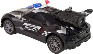 LeanToys Auto Sportowe R/C Policja Czarne Zdalnie Sterowane 3