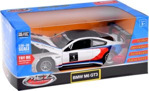 Jokomisiada Auto metalowe model sportowe BMW M6 GT3 skala 1:32 światło dźwięk ZA4613 12