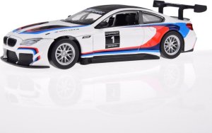 Jokomisiada Auto metalowe model sportowe BMW M6 GT3 skala 1:32 światło dźwięk ZA4613 2