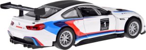 Jokomisiada Auto metalowe model sportowe BMW M6 GT3 skala 1:32 światło dźwięk ZA4613 3