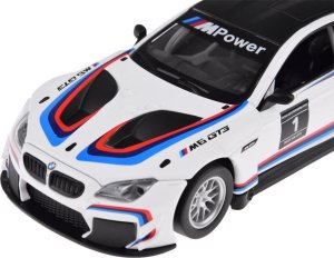 Jokomisiada Auto metalowe model sportowe BMW M6 GT3 skala 1:32 światło dźwięk ZA4613 9