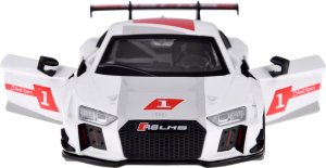 Jokomisiada Auto metalowe model sportowe Audi R8 LMS skala 1:32 dźwięki światła ZA4609 6