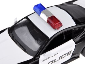 Jokomisiada Auto metalowe policja Ford Shelby GT350 skala 1:32 światła koguty ZA4610 11