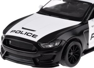 Jokomisiada Auto metalowe policja Ford Shelby GT350 skala 1:32 światła koguty ZA4610 5