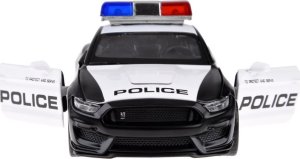 Jokomisiada Auto metalowe policja Ford Shelby GT350 skala 1:32 światła koguty ZA4610 8