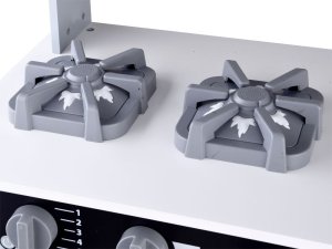 Jokomisiada Duża szara Kuchnia drewniana światło dźwięk garnki ZA4829 12