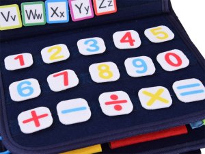 Jokomisiada Materiałowa kolorowa książka manipulacyjna sensoryczna dla dzieci ZA4831 6
