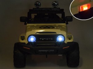 Jokomisiada Auto na akumulator elektryczne Toyota FJ Cruiser dla dziecka PA0301 BE 12