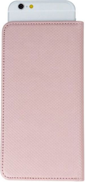 GreenGo Pokrowiec Smart Universal Magnet 4,7-5,3" 75x150 różówo złoty (GSM028599) 6