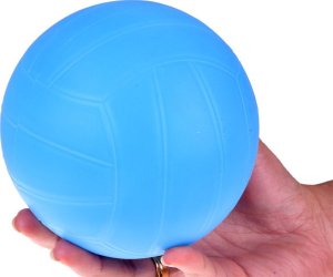 Jokomisiada Zestaw sportowy 3w1 Siatka do siatkówki, Piłka Badminton, dysk SP0772 7