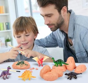 Jokomisiada Zestaw Archeologiczny 12 Dużych Jaj + karty Odkryj Świat Dinozaurów ZA4999 9