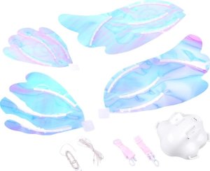 Jokomisiada Świecące Skrzydła dla Motylka, Elfa, Wróżki Bajkowe skrzydełka ZA5004 6