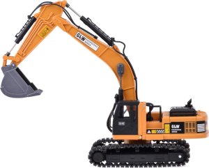 Jokomisiada Pojazd budowlany Koparka samochód z dźwiękiem i światłem ZA5012 4