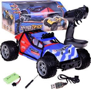 Jokomisiada Autko r/c Zestaw auto zdalnie sterowane HYPER TRUCK OFF-ROAD na pilota RC0641 CZ 1