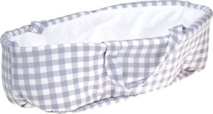 Jokomisiada Bobas Lalka Noworodek ubrana szara czapka sukienka maskotka królik ZA5007 8