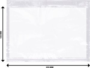 Office Products Koperta/przylga kurierska OFFICE PRODUCTS, C5, 500szt., transparentna 3