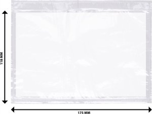 Office Products Koperta/przylga kurierska OFFICE PRODUCTS, C6, 500szt., transparentna 3