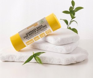Donau Worki na śmieci ECO* do segregacji plastiku, 120l, 10 szt., żółte 2