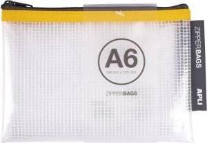 Apli Torebka APLI Zipper Bag, A6, 168x125 mm, mix kolorów 2