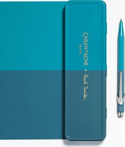 Caran d`Arche Długopis CARAN D'ACHE 849 Paul Smith Edycja 4, M, w pudełku, Cyan/Steel 3