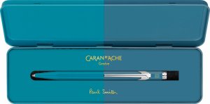 Caran d`Arche Długopis CARAN D'ACHE 849 Paul Smith Edycja 4, M, w pudełku, Cyan/Steel 7