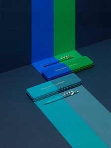 Caran d`Arche Długopis CARAN D'ACHE 849 Paul Smith Edycja 4, M, w pudełku, Cyan/Steel 10