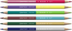 Caran d`Arche Kredki CARAN D'ACHE Bicolore Claim Your Style, Edycja 5, w pudełku, 6 szt. 2