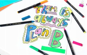 Edding Pisak z cienką końcówką e-1200 EDDING, 1 mm, 6 szt., blister, mix kolorów 2